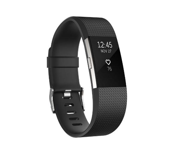 smartband Fitbit Charge 2 L (czarno-srebrny)