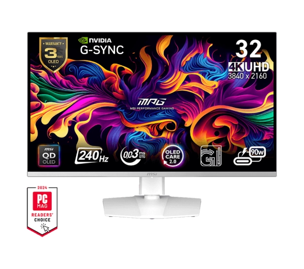 MSI MPG 321URXW QD-OLED 31,5" 4K 240Hz 0,03ms Gamingowy