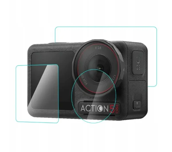 Puluz PU958Tdo Ekran + Obiektyw DJI Osmo Action 5 Pro