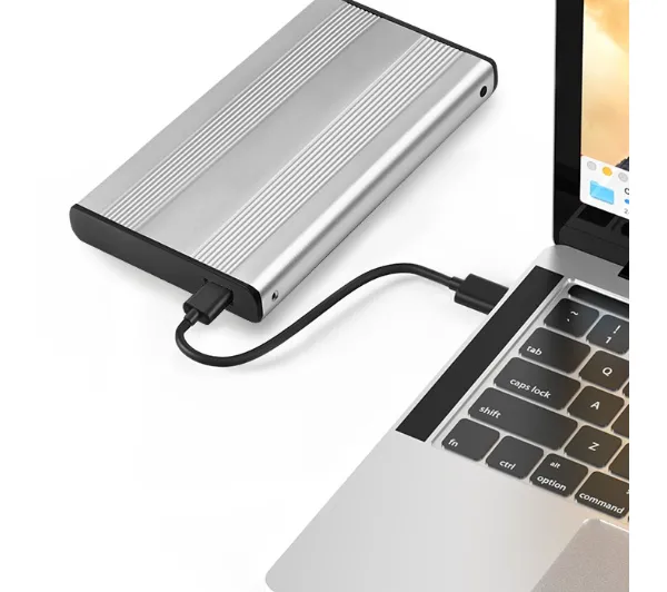 Qoltec 51871 HDD SSD 2.5" SATA3 USB 3.0 Srebrny