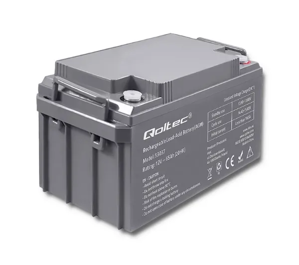 Qoltec 53037 AGM 12V 65Ah max 780A