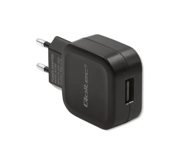 Qoltec 50180 USB-A 12W Czarny