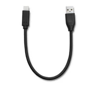 Qoltec 50496 USB-A do USB-C 0,25m Czarny