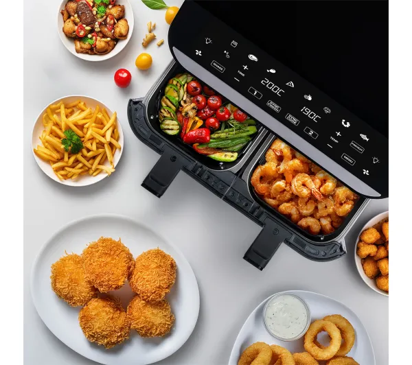 Tesla AirCook DualZone Q460 XXL 2400W 9l - Kup na Raty - RRSO 0%
