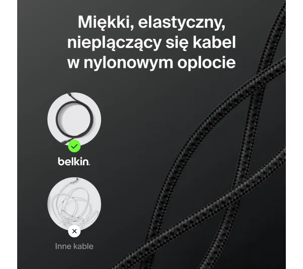Belkin BoostCharge Pro USB-C do USB-C 240W 2m Czarny