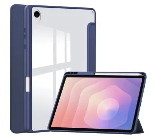 Bizon Case Tab Clear Matt z klapką do Samsung Galaxy Tab S11 Granatowy