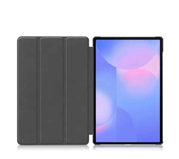 Bizon Case Tab Croc z klapką do Samsung Galaxy Tab S10 FE Plus Granatowy
