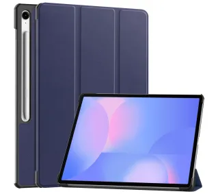 Bizon Case Tab Croc z klapką do Samsung Galaxy Tab S10 FE Plus Granatowy