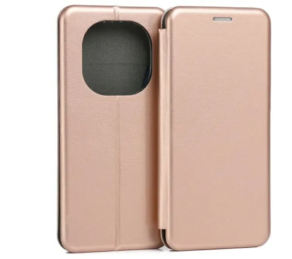 Beline Book Magnetic Xiaomi Redmi Note 14 Pro Plus 5G Różowo-złoty