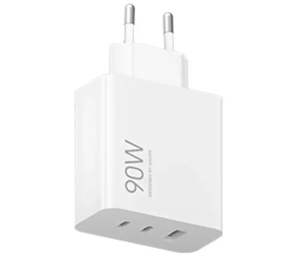 Xiaomi USB 2x USB-C HyperCharge Power Adapter 90W Biały