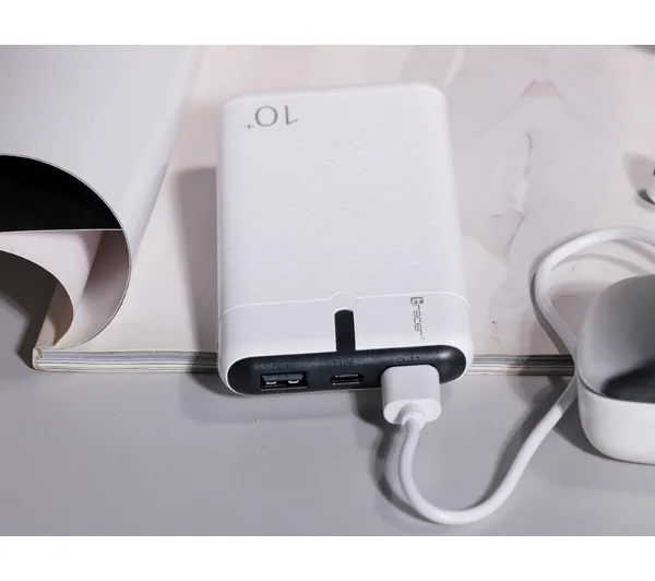 Tracer EnerGo 10000mAh Biało-czarny