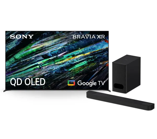 Sony XR-77A95L 77" QD-OLED 4K 120Hz Google TV Dolby Vision Dolby Atmos DTS-X HDMI 2.1 DVB-T2 + Soundbar HT-BD60