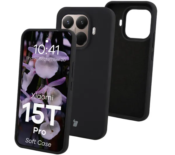Bizon Soft Case do Xiaomi 15T Pro Czarny