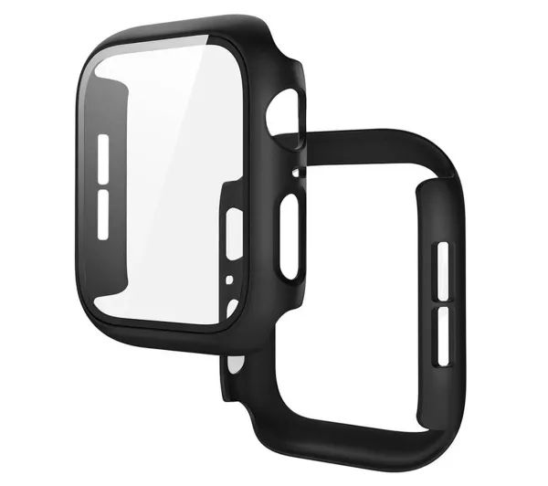 Bizon Case Watch Adamo do Apple Watch SE 3 / SE 2 / SE / 6 / 5 / 4 40mm Matowy czarny