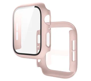 Bizon Case Watch Adamo do Apple Watch SE 3 / SE 2 / SE / 6 / 5 / 4 40mm Matowy różowy