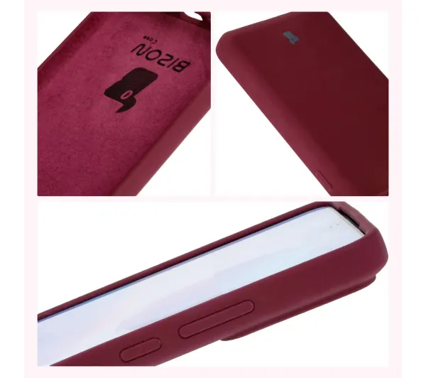 Bizon Soft Case do Xiaomi Poco F6 Pro Ciemnofioletowy