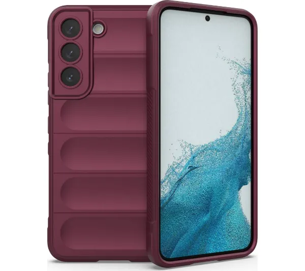 Bizon Tur do Samsung Galaxy S22 Burgundowy