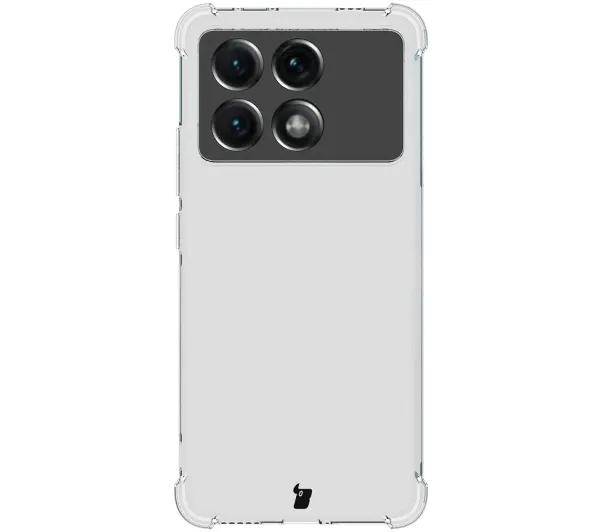 Bizon elastyczne etui + 2x szkło hartowane Clear Pack do Xiaomi Poco M6 Pro 4G / Redmi Note 13 Pro 4G