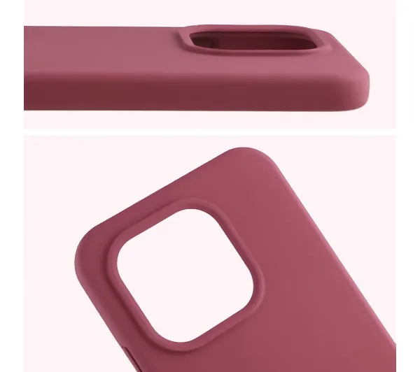 Bizon Soft Case do Xiaomi 15T Ciemnofioletowy