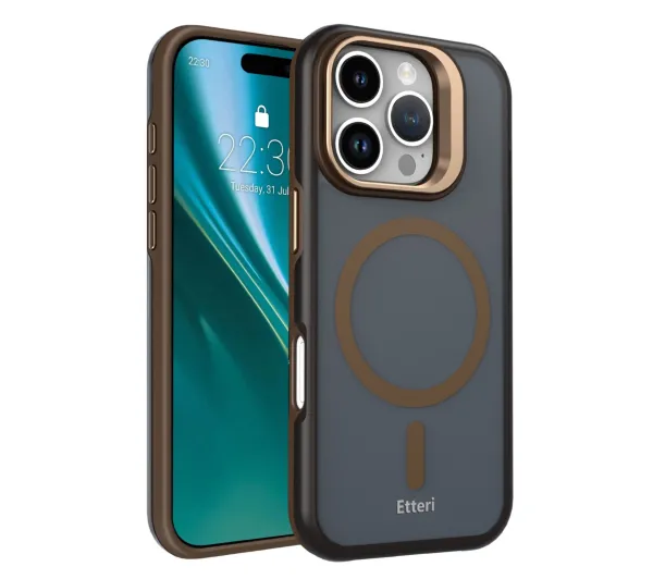Etteri Morning Fog do iPhone 16 Pro Brązowy