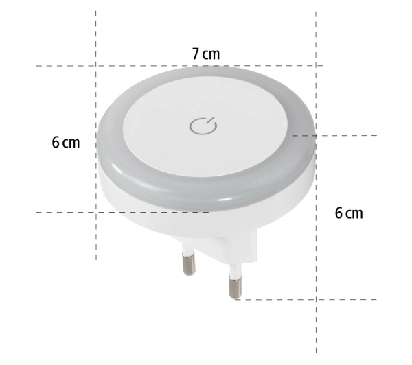 Hama 223495 Touch Switch Biały
