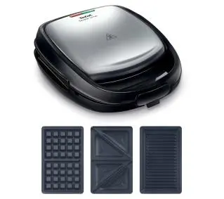 Tefal Snack Time 3w1 SW342D38 Trójkąty Gofry Panini 700W - Kup na Raty - RRSO 0%