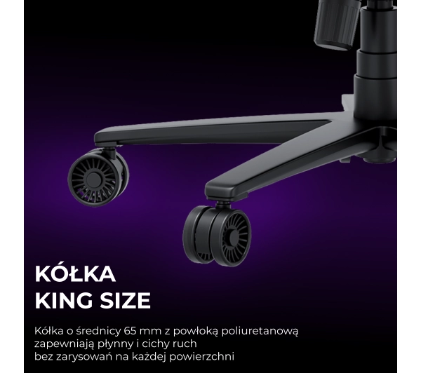 Anda Seat Novis Plus XL Gamingowy do 150kg Skóra ECO Czarny - Kup na Raty - RRSO 0%
