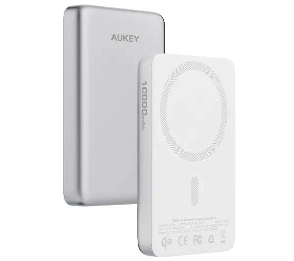 Aukey PB-MS08 MagFusion M Qi2 10000mAh 20W Biały
