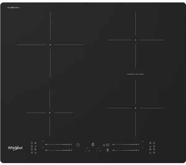 Płyty do zabudowy - Whirlpool WBS2560NEBM MattProtect FlexiCook Czarny mat