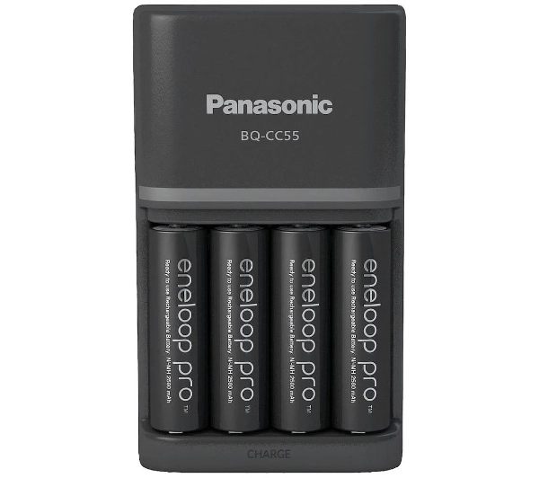 Panasonic Eneloop BQCC55 Pro +AA 4szt.