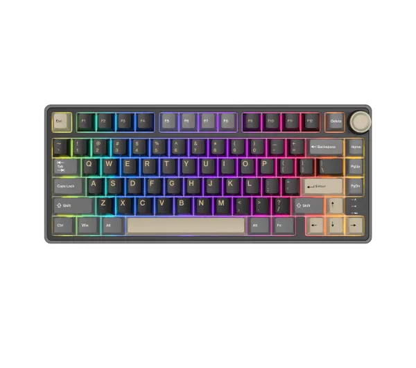 Royal Kludge RK-R75 Phantom Brown Switch Czarno-Szary