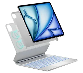 Typecase Edge z klawiaturą do iPad Air 13" M2 2024/M3 2025/M4 2026 Biały