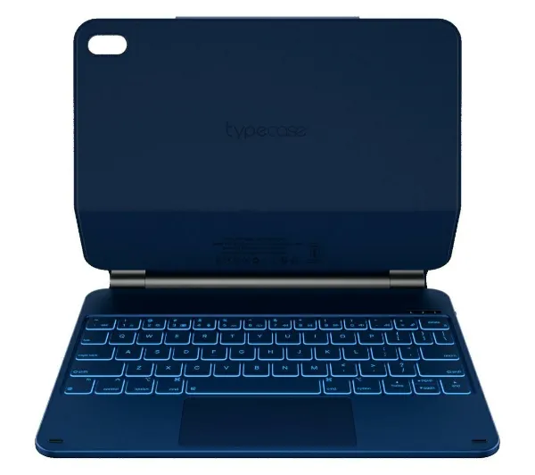Typecase Edge z klawiaturą do iPad 11" (A16) 2025 / iPad 10.9" 2022 Błękitny pacyfik