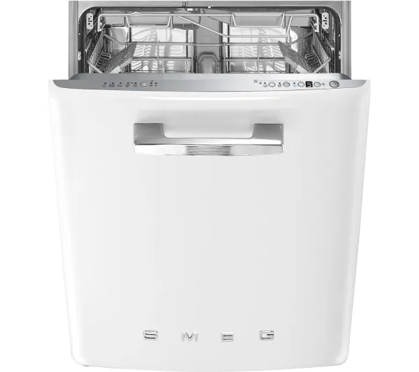 Zmywarki do zabudowy - Smeg STFABWH3 60cm Automatyczne otwieranie drzwi Szuflada na sztućce
