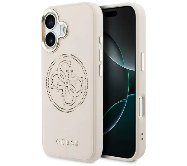 Guess Perforated 4G MagSafe do iPhone 17 Różowy