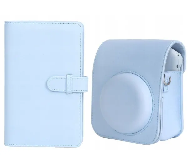 Pokrowiec LOVEINSTANT Instax Mini 12 Niebieski + Album