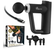 Extralink Gun Mini MSG-03-MINI-BLACK 4 nakładki 3200obr/min 3h