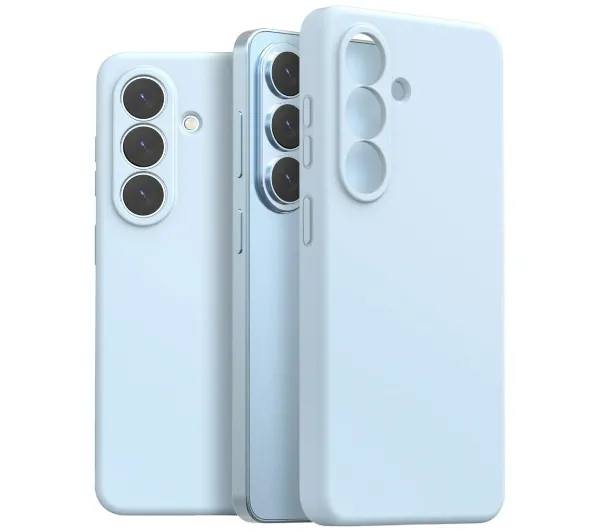 Etui ARAREE Typo Skin M MagSafe do Samsung Galaxy S26 Jasnoniebieski