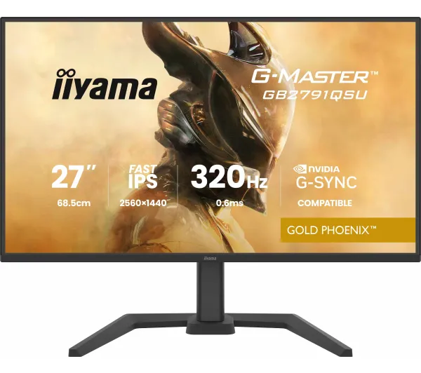 iiyama G-Master Gold Phoenix GB2791QSU-B1 27" 2K Fast IPS 320Hz 0,6ms MPRT Gamingowy