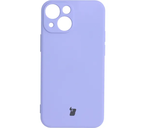 Bizon Silicone do iPhone 13 Mini Liliowy