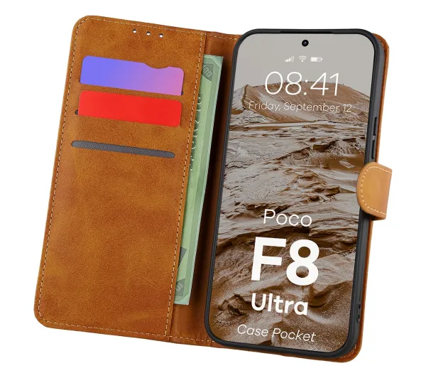 Bizon Pocket do Xiaomi POCO F8 Ultra Brązowy