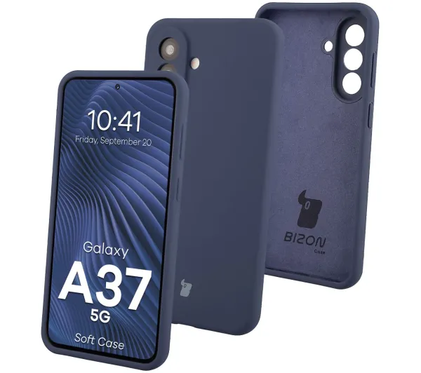Bizon Soft do Galaxy A37 5G Granatowy