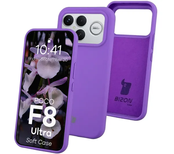 Bizon Soft do Xiaomi POCO F8 Ultra Fioletowy