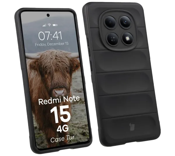 Bizon Tur do Xiaomi Redmi Note 15 4G Czarny