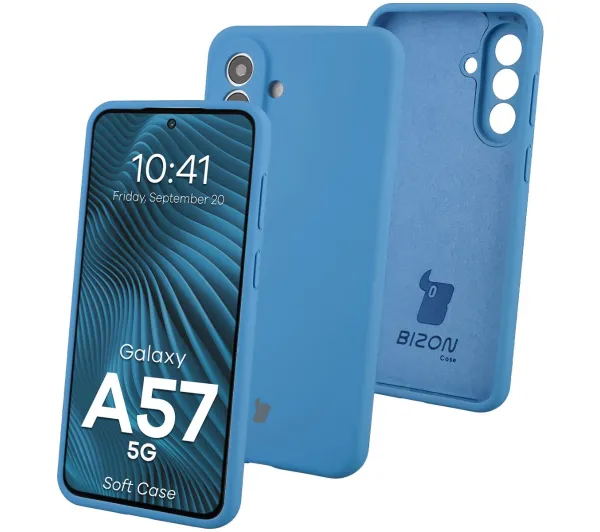 Bizon Soft do Galaxy A57 5G Niebieski