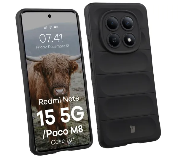 Bizon Tur do Xiaomi Redmi Note 15 5G / Xiaomi POCO M8 5G Czarny