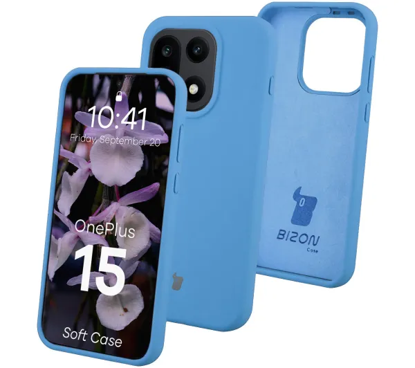 Bizon Soft do OnePlus 15 Niebieski