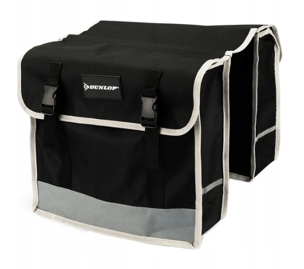 Sakwa rowerowa DUNLOP 417400 36x30x12 cm Czarno-szary