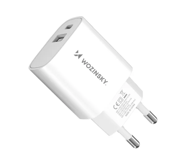 Wozinsky WGWCW USB-A USB-C 20W Biały