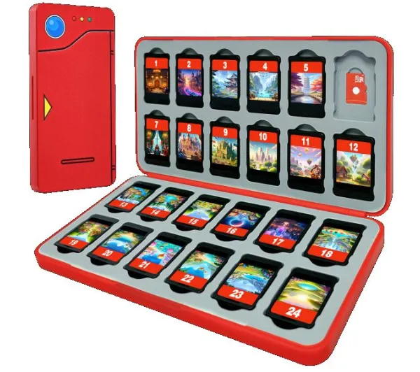 FUNLAB Switch Game Storage 24 Card Slots - Pokedex